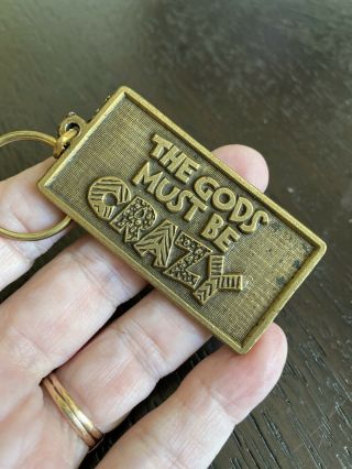 Vintage Keychain Charm Novelty South Africa 1980 The Gods Must Be Crazy Rare