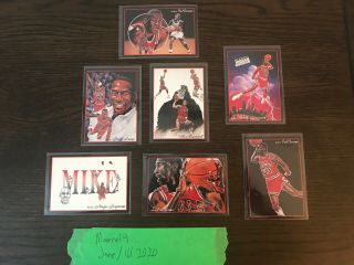 Michael Jordan Artistic Promotions Rare Set