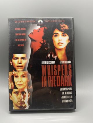 Whispers In The Dark (dvd,  2004) Rare,  Oop 1992 Thriller