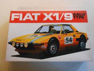 Bandai Fiat X 1/9 X19 Bertone Rally Type 1/20 Japan Model Kit Good Shape Rare
