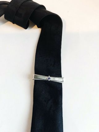 Grand Mason Tie Bar Vintage Swank Tie Clip Men ' s Suit Accessory Center Crest Tie 3
