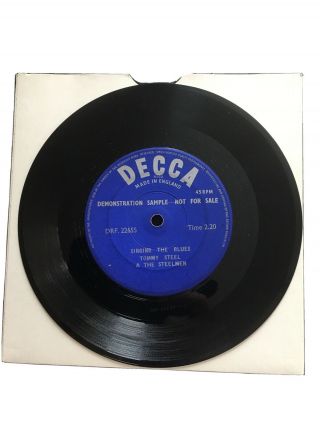 Very Rare Tommy Steel & The Steelmen Singing The Blues Demo