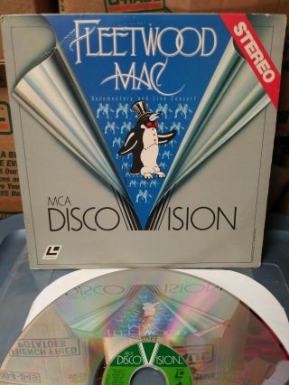 Fleetwood Mac " Documentary And Live Concert " Laserdisc Video Vintage Rare