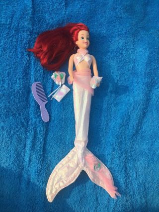 Vintage 1991 Disney The Little Mermaid Movie Undersea Party Ariel Doll Tyco