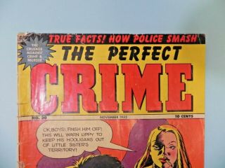 1952 Golden Age The Perfect Crime 30 Classic Strangulation Cover Rare Key 2.  0 3