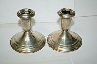 Vintage Antique Towle Sterling Silver Candle Holder Set No.  89 Very Rare