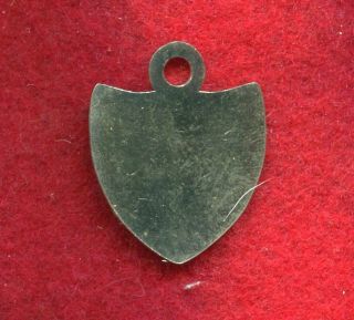 ANTIQUE CIVIL WAR SOLDIERS ' ID TAG DOG TAG IDENTIFICATION TAG 1800 ' s COND. 2