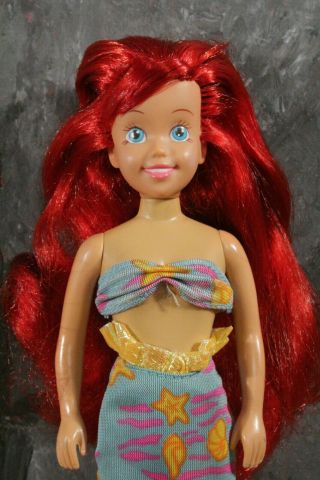 Vintage Disney ' s The Little Mermaid TROPICAL ARIEL Doll 1991 TYCO 90s toys 2