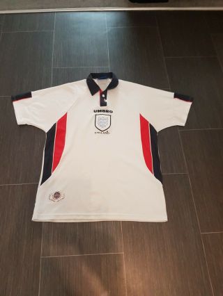 Rare England World Cup 1998 Home Shirt