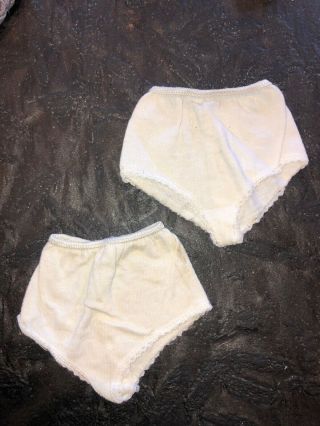 Vintage Chatty Cathy Doll - 2 Pairs Panties Underwear 1960’s