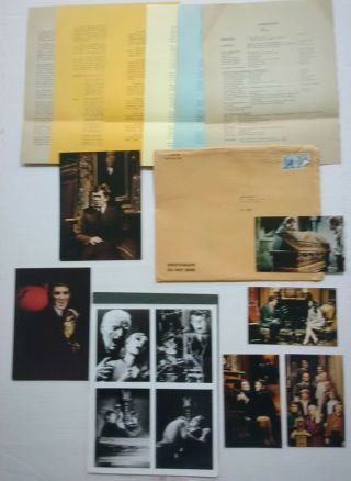 1969 Dark Shadows Barnabas Collins Press Fan Club Rare Mail - In Vintage Monsters