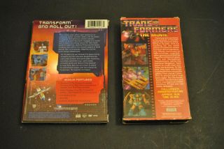Transformers: The Movie (VHS,  1991) AVID Rare,  Transformers Season 1 DVD 2