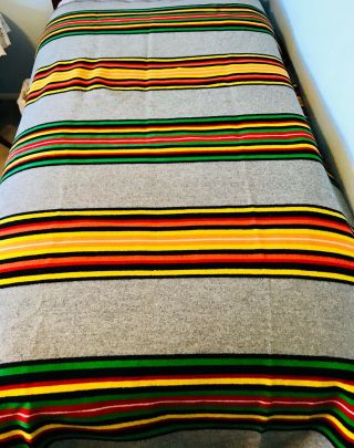 Pendleton Beaver State Blanket - Rare Rasta & Sun Stripes in 3