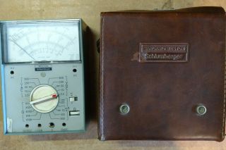 Vintage Weston Schlumberger Multimeter Model 661 With Leads - And