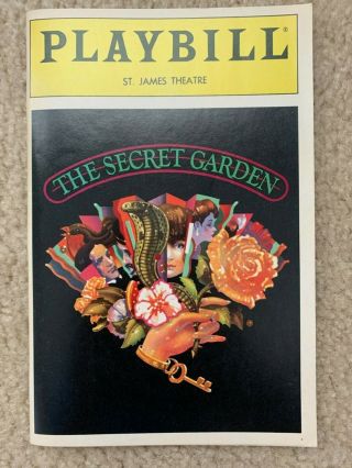 Broadway The Secret Garden Playbill Rare
