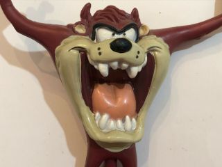 Vintage 1993 Warner Bros.  Looney Tunes Taz Tasmanian Devil PVC Figure Toy RARE 2