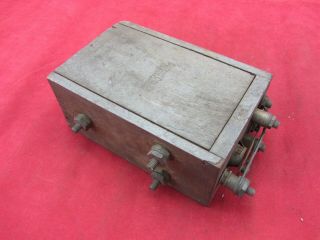 Vtg Antique Detroit Ford Model T A Ignition Coil Buzz Box Hit Miss Side Post