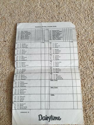 Mildenhall Speedway Programme Single Sheet Very Rare 27th June 1976
