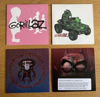 Gorillaz (blur,  Damon Albarn) - Bundle Of 4 Rare Promo Cds