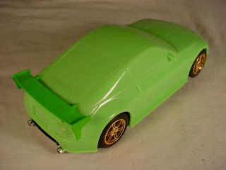 Rare Scalextric pre production prototype Nissan 350z Green plastic test sample. 2