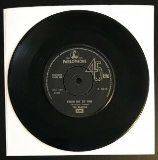 The Beatles - Misprinted Labels - From Me To You - 7 