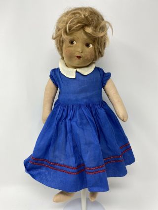 Vintage Madame Alexander Little Women " Jo " Cloth Doll 1930 