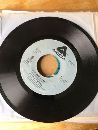 Rare Modern Soul 45 - Debbie Taylor Just don ' t pay / I don ' t wanna leave you 2