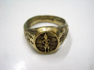 Ring Kuman Thong I Kai Billion Yant Talisman Wat Jedee Wealth Lucky Thai Amulet