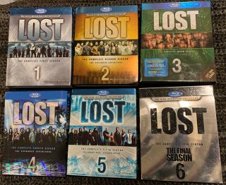 Lost Complete Series Blu - Ray W/ Slipcovers Season 1 2 3 4 5 6 & Rare S3 Slipbox