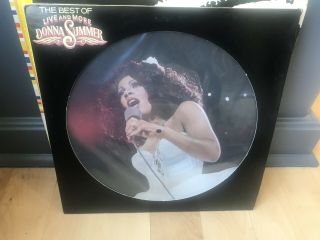 Rare Donna Summer Best Of Live And More Vinyl Lp Picture Disc 1978