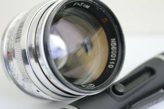 VERY RARE SILVER JUPITER 3 1,  5/50mm Russian lens (Fed,  Zorki,  Leica) M39 2