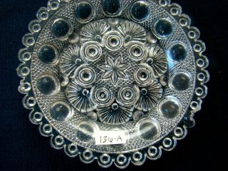 Antique Flint Glass Cup Plate Lee Rose 136 - A Rare; EAPG,  Lacy,  Boston Sandwich 3