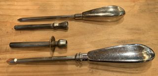 Rare Victorian Medical Surgical Trocars Fluid Gas Strainers