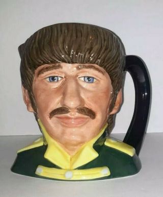 Rare Beatles Ringo Starr Royal Doulton Character Jug D6726 1984