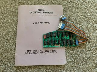 " Rare " Ae Rgb Digital Prism Card For Apple Iie - Applied Engineering Ramworks