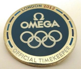 Extremely Rare London Olympics 2012 Omega Official Timekeeper Vip Pin Badge