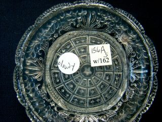 Antique Flint Glass Cup Plate Lee Rose 156A; EAPG,  Lacy,  Boston Sandwich 2