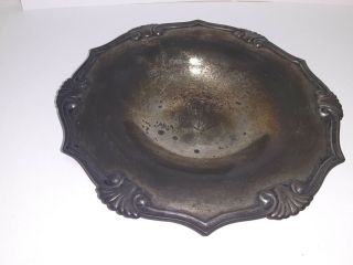 Antique Tiffany & Co Sterling Silver Plate - Candly Dish - 5.  5in - 2.  3 Ozt - 15411 - Nr