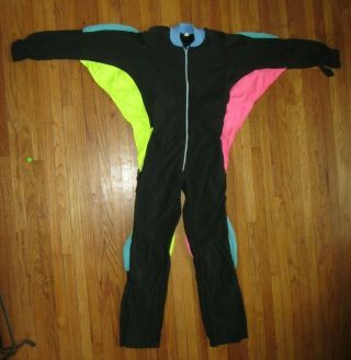 Rare Vintage Tony Suit Winged Skydiving Jumpsuit