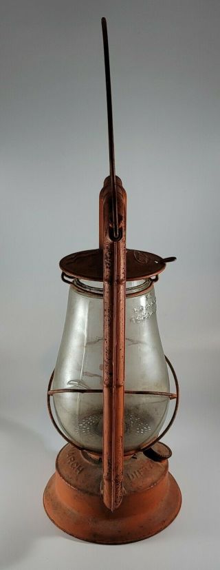 Antique DIETZ MONARCH Lamtern OIL Lamp NY USA Barn Lantern 2