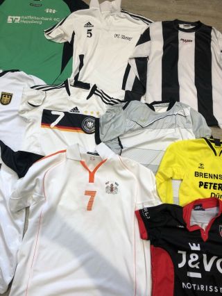 Joblot Bundle Rare Vintage German European Football / Sports Shirts Adult Sizes 3