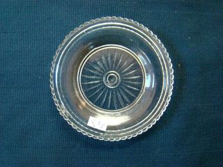 Antique Flint Glass Cup Plate Lee Rose 538 Scarce; Eapg,  Lacy,  Boston Sandwich