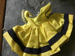 Vintage Cosmopolitan Ginger Doll Outfit yellow,  black dress 2