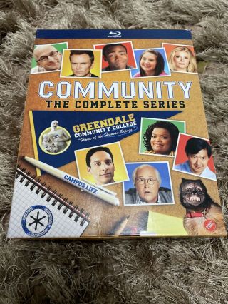 Community - Complete Series (blu - Ray) (12 Disc) Rare Oop Seasons