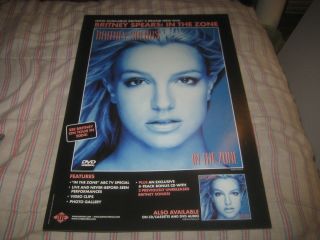 Britney Spears - In The Zone - 1 Poster - 12x18 Inches - Nmint - Rare