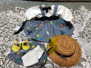 Vintage Vogue Ginny Doll Tiny Miss 44 Outfit,  1954