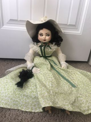 Vintage Boudoir Doll Scarlett O’hara Doll Gone With The Wind Rare Lenci Type