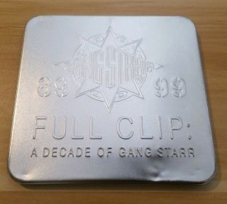 Gang Starr Full Clip: A Decade Of Gang Starr Rare Limited Cd Tin Case Oop