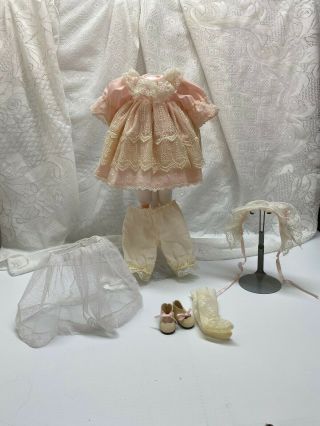Antique Style 6 Pc Victorian French Child Style Doll Dress Fashion