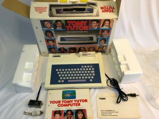 Rare Vintage Tomy Tutor 16 - Bit Graphic Computer Tp 1000